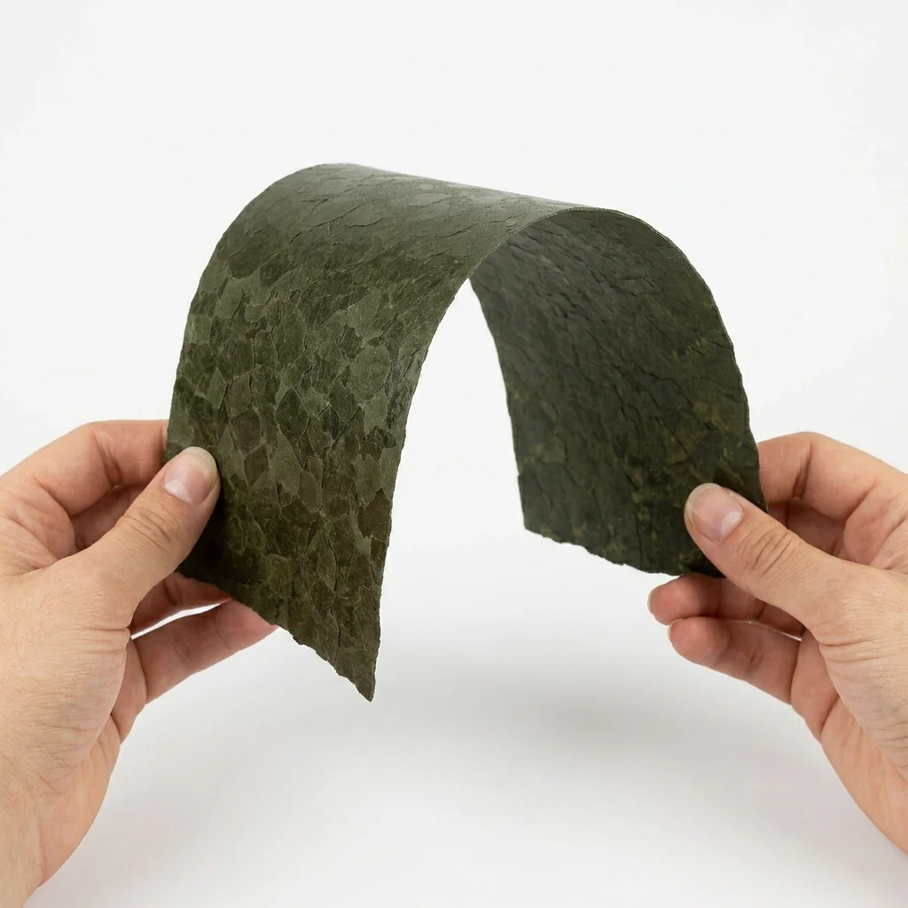 ГФК гибкий миканит — демонстрация гибкости