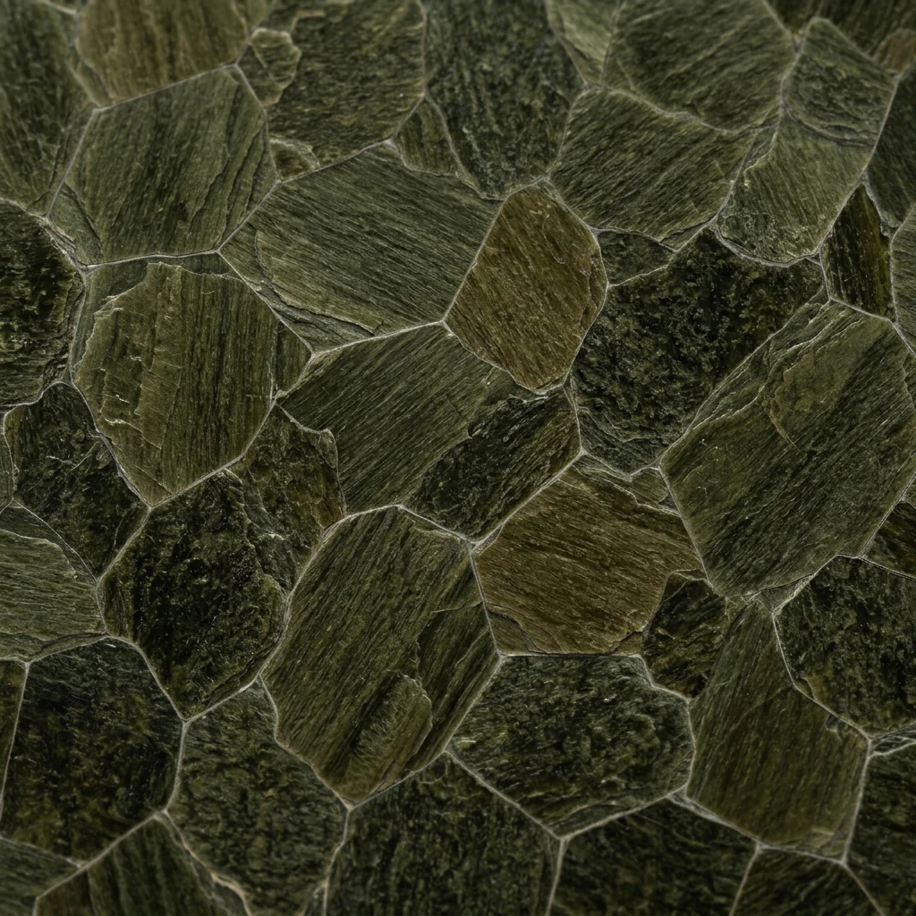 ГФС гибкий миканит — крупный план мозаики чешуек