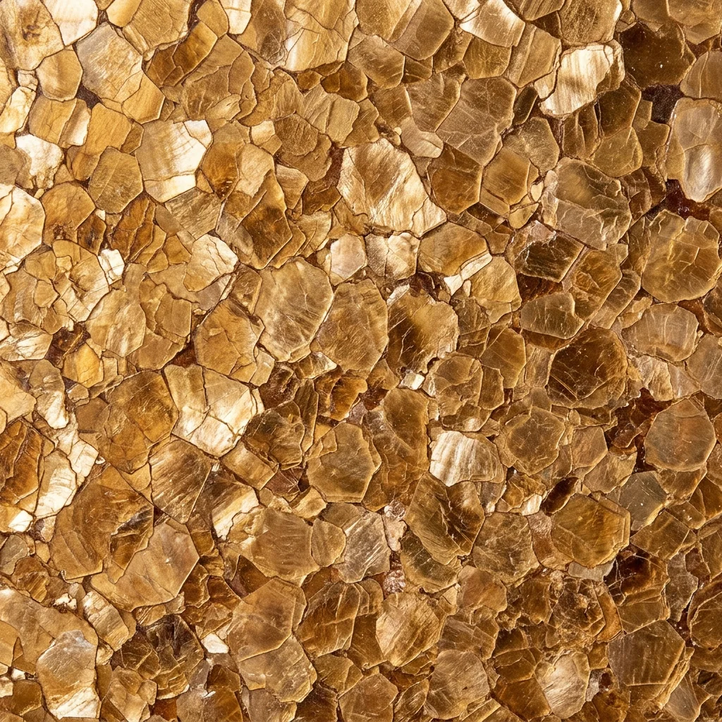 ГМЧ гибкий миканит — крупный план мозаики